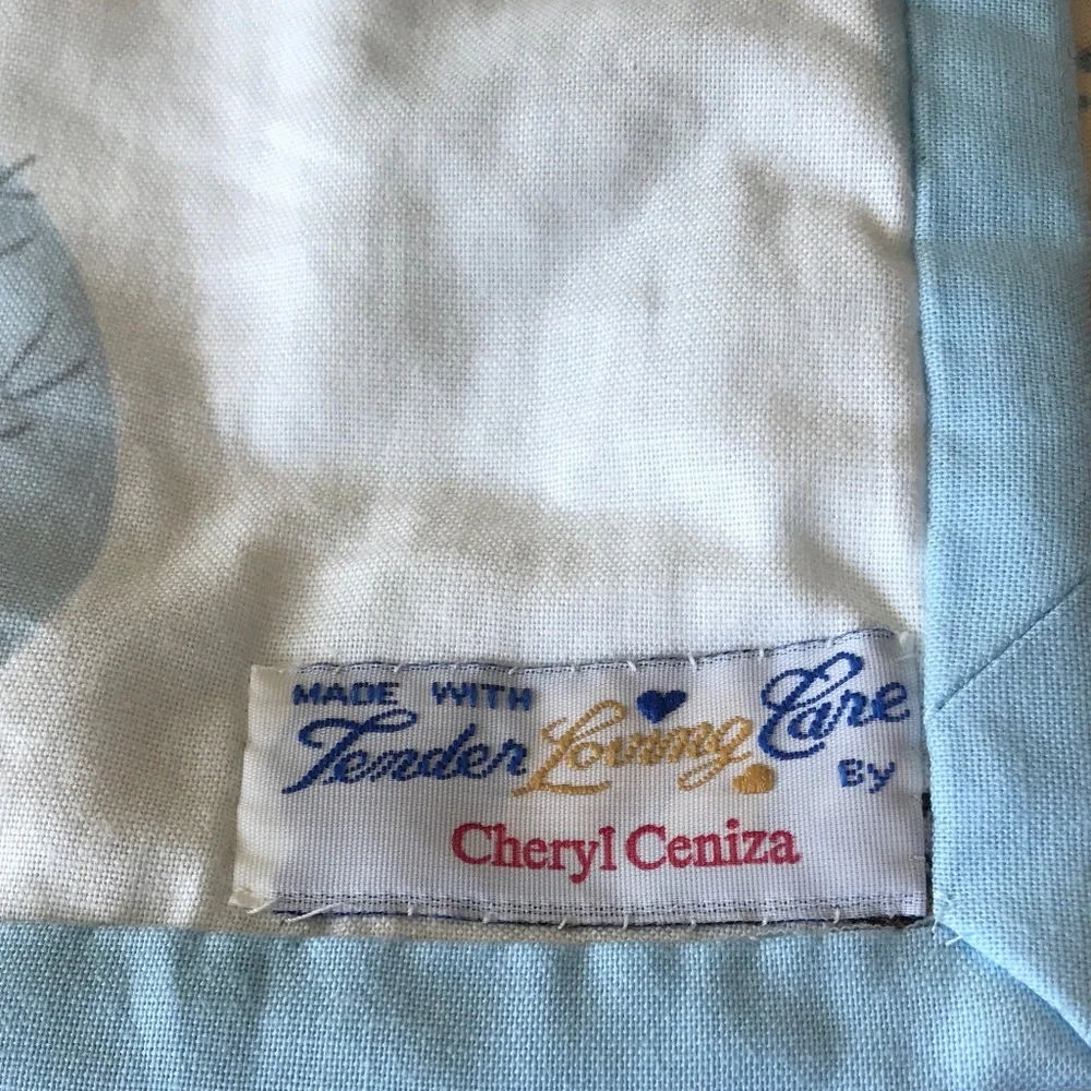 HANDCRAFTED BAMBI BABY QUILT 40 X 50